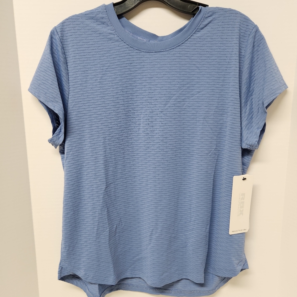 RBX Women's Wicking Ahtletic Top Shirt Sz Large New Blue